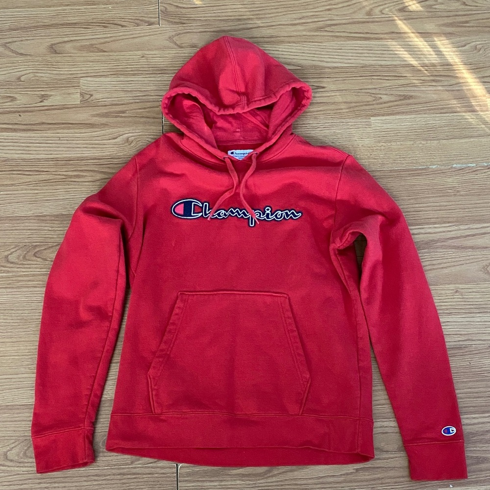 Champion Men's Red Hoodie